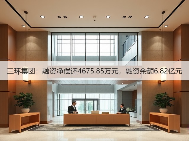 三环集团:融资净偿还4675.85万元,融资余额6.82亿元(图2) 三环集团:融资净偿还4675.85万元,融资余额6.82亿元(图2)