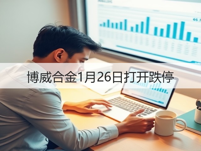 博威合金1月26日打开跌停(图1) 博威合金1月26日打开跌停(图1)