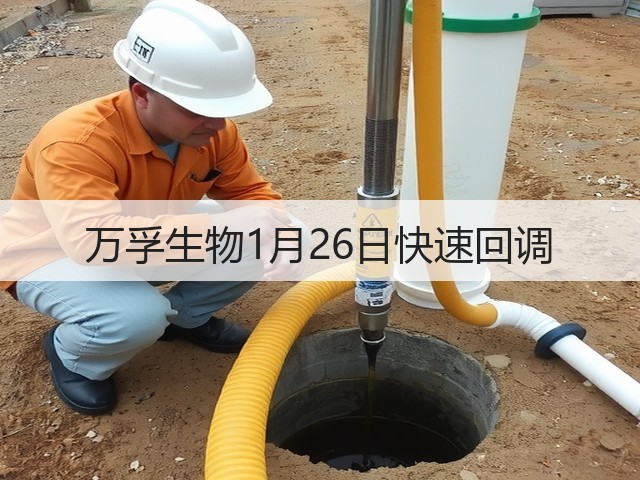 万孚生物1月26日快速回调(图2) 万孚生物1月26日快速回调(图2)