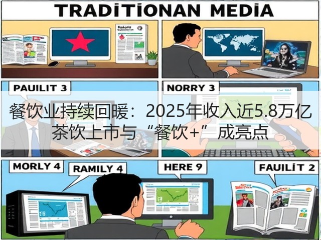 餐饮业持续回暖：2025年收入近5.8万亿 茶饮上市与“餐饮+”成亮点(图2)