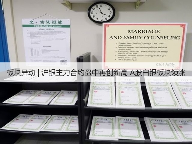 板块异动 | 沪银主力合约盘中再创新高 A股白银板块领涨(图1)