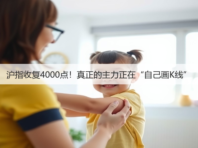 沪指收复4000点！真正的主力正在“自己画K线”