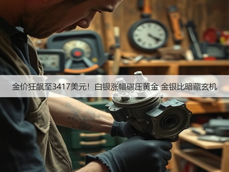 金价狂飙至3417美元！白银涨幅碾压黄金 金银比暗藏玄机