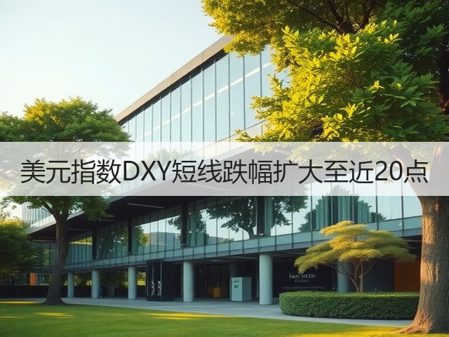 美元指数DXY短线跌幅扩大至近20点(图1)
