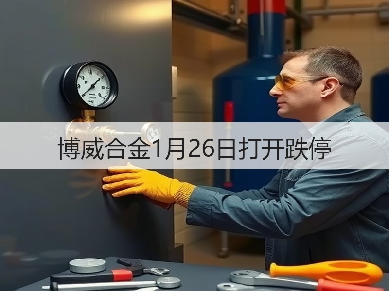 博威合金1月26日打开跌停
