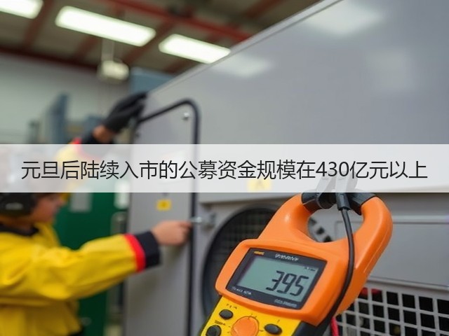 元旦后陆续入市的公募资金规模在430亿元以上(图1) 元旦后陆续入市的公募资金规模在430亿元以上(图1)