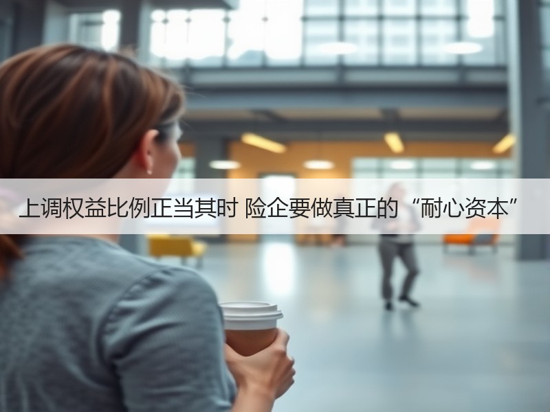 上调权益比例正当其时 险企要做真正的“耐心资本”