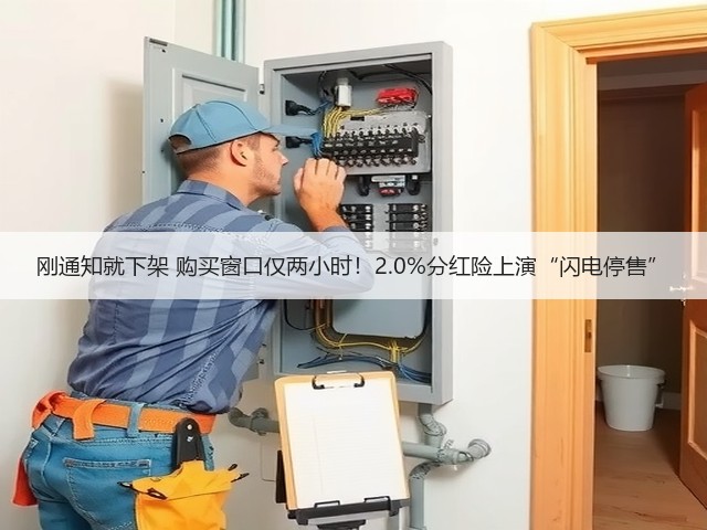 刚通知就下架 购买窗口仅两小时！2.0%分红险上演“闪电停售”(图2)