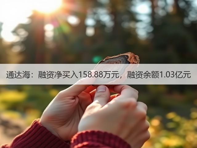 通达海:融资净买入158.88万元,融资余额1.03亿元(图1) 通达海:融资净买入158.88万元,融资余额1.03亿元(图1)
