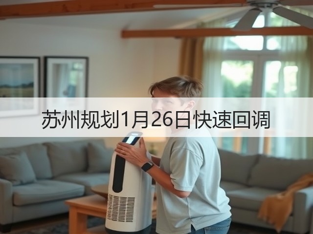 苏州规划1月26日快速回调(图2)