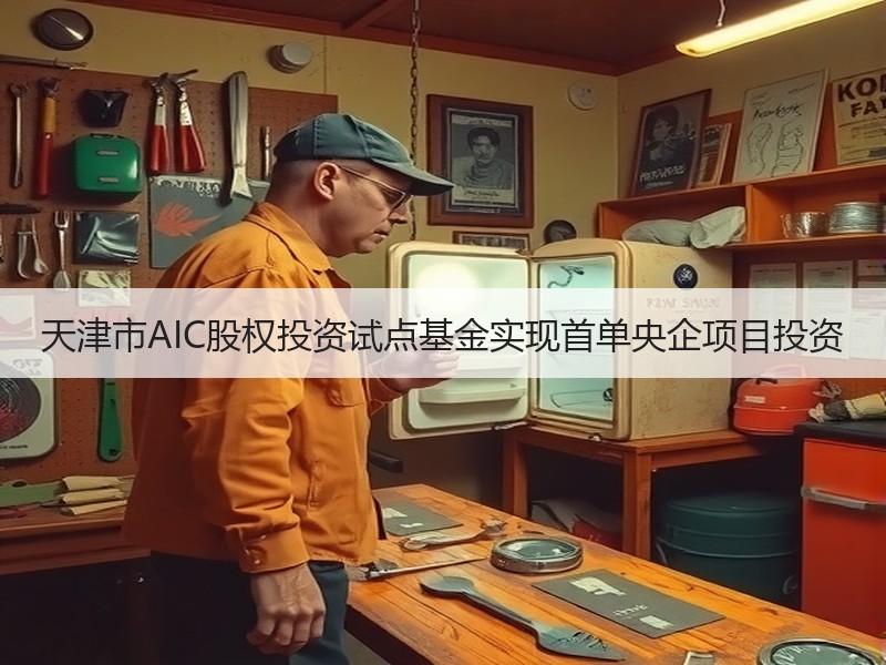 天津市AIC股权投资试点基金实现首单央企项目投资