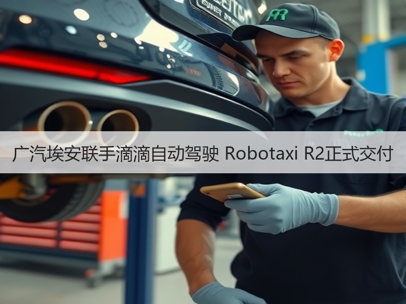 广汽埃安联手滴滴自动驾驶 Robotaxi R2正式交付