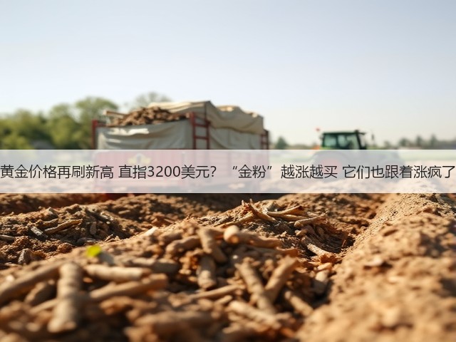 黄金价格再刷新高 直指3200美元?“金粉”越涨越买 它们也跟着涨疯了(图3) 黄金价格再刷新高 直指3200美元?“金粉”越涨越买 它们也跟着涨疯了(图3)