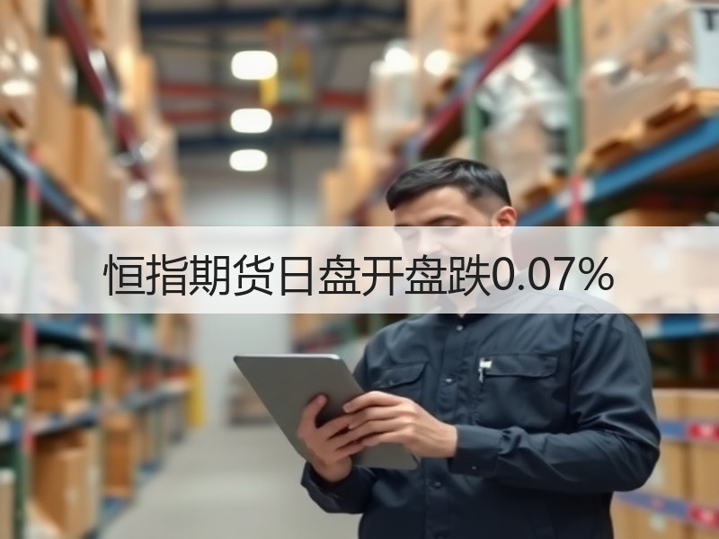 恒指期货日盘开盘跌0.07%