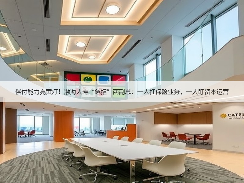 偿付能力亮黄灯！渤海人寿“急招”两副总：一人扛保险业务，一人盯资本运营
