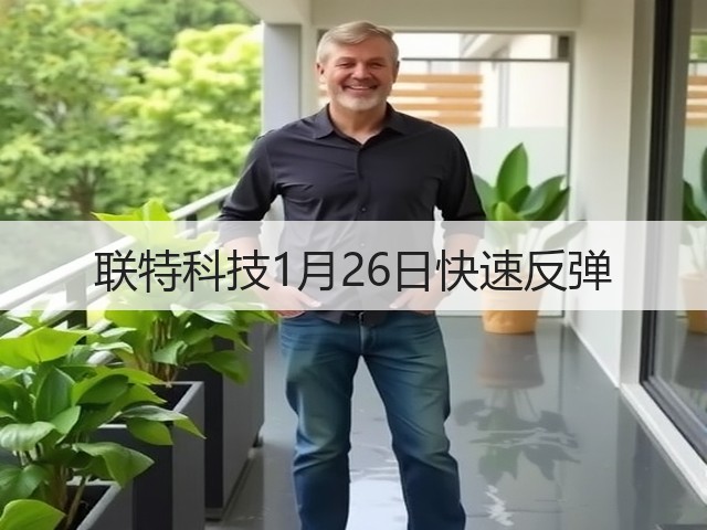 联特科技1月26日快速反弹(图2) 联特科技1月26日快速反弹(图2)