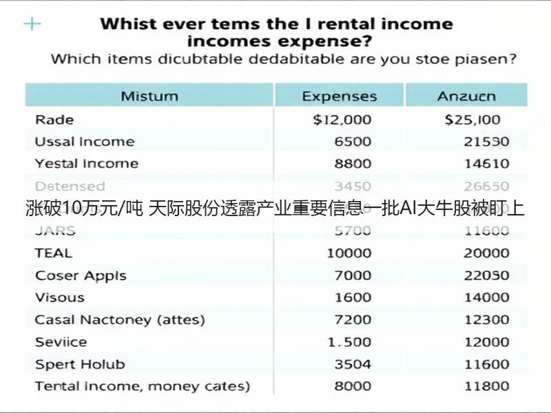 涨破10万元/吨 天际股份透露产业重要信息一批AI大牛股被盯上