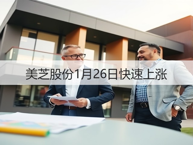 美芝股份1月26日快速上涨(图1) 美芝股份1月26日快速上涨(图1)