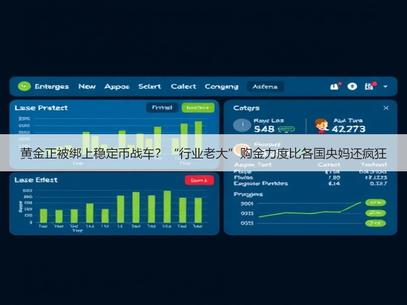 黄金正被绑上稳定币战车？“行业老大”购金力度比各国央妈还疯狂