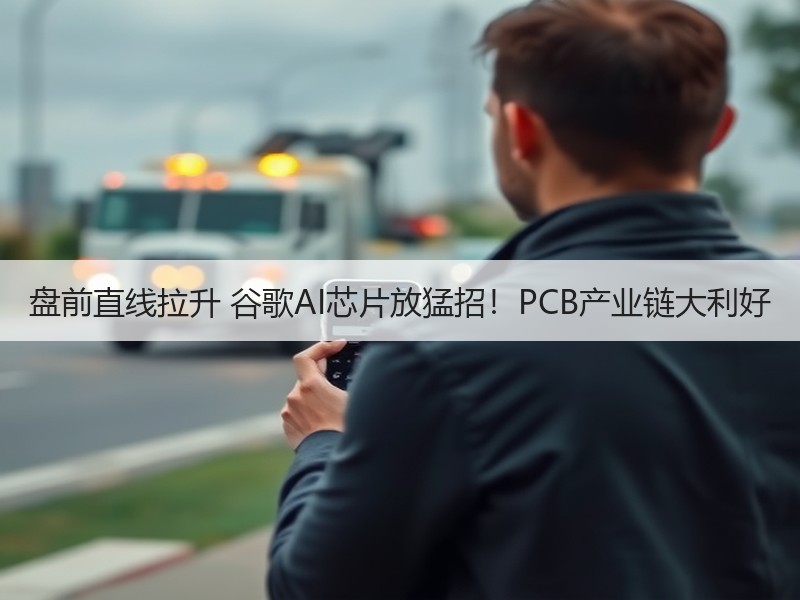 盘前直线拉升 谷歌AI芯片放猛招！PCB产业链大利好