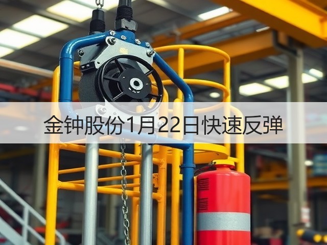 金钟股份1月22日快速反弹(图1) 金钟股份1月22日快速反弹(图1)