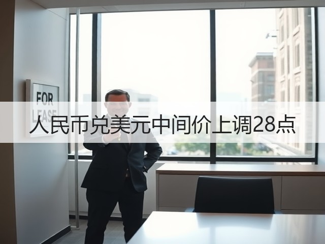 人民币兑美元中间价上调28点(图1)