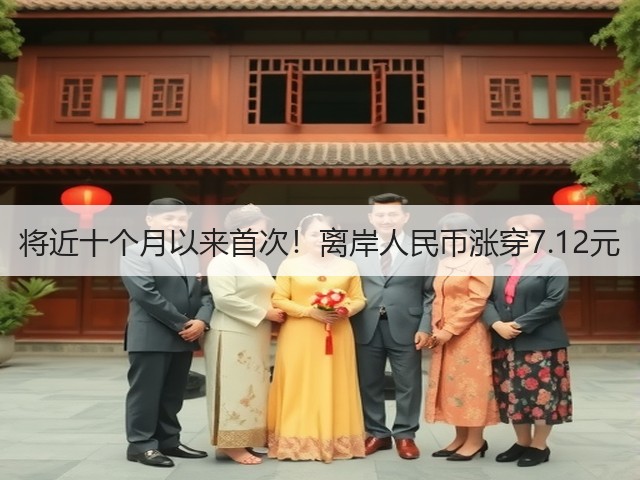 将近十个月以来首次！离岸人民币涨穿7.12元(图3)