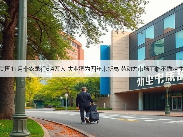 美国11月非农录得6.4万人 失业率为四年来新高 劳动力市场面临不确定性(图1)