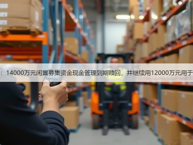 浙江荣泰：14000万元闲置募集资金现金管理到期赎回，并继续用12000万元用于现金管理(图1)