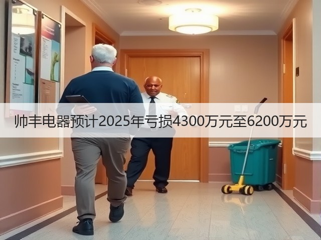 帅丰电器预计2025年亏损4300万元至6200万元(图2) 帅丰电器预计2025年亏损4300万元至6200万元(图2)