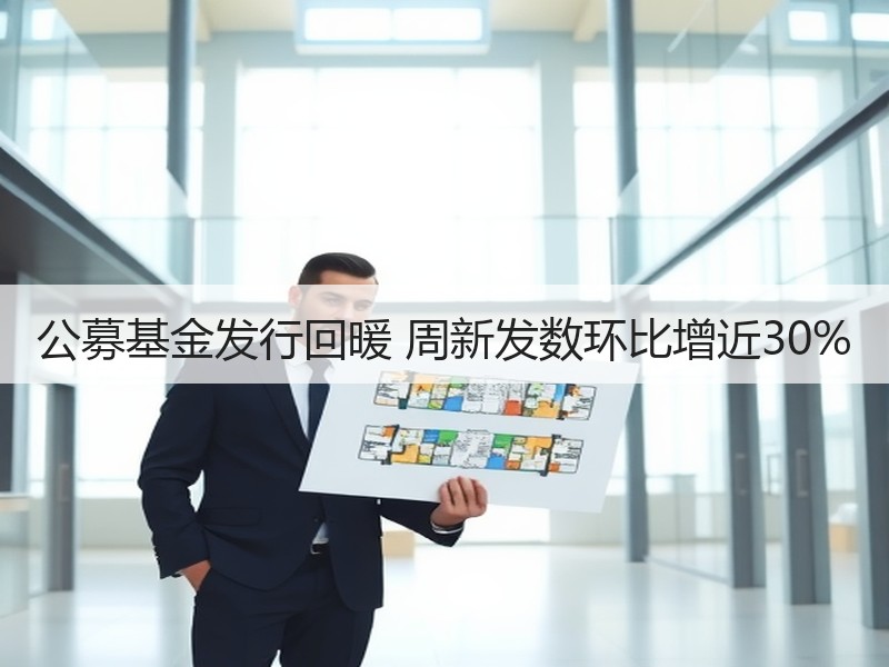 公募基金发行回暖 周新发数环比增近30%