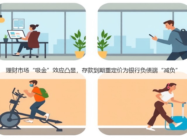 理财市场“吸金”效应凸显,存款到期重定价为银行负债端“减负”(图1) 理财市场“吸金”效应凸显,存款到期重定价为银行负债端“减负”(图1)