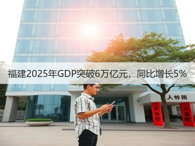 福建2025年GDP突破6万亿元,同比增长5%(图3) 福建2025年GDP突破6万亿元,同比增长5%(图3)