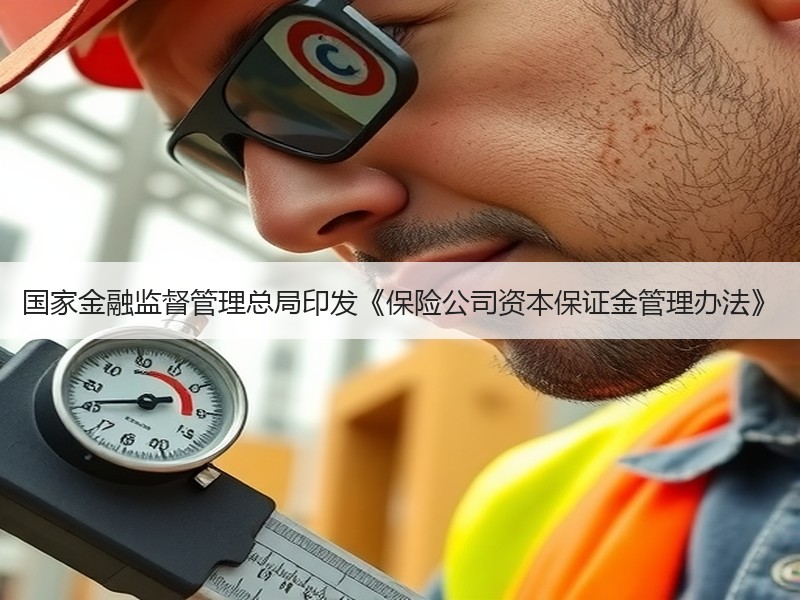 国家金融监督管理总局印发《保险公司资本保证金管理办法》