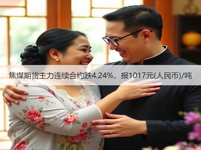 焦煤期货主力连续合约跌4.24%，报1017元(人民币)/吨(图2)