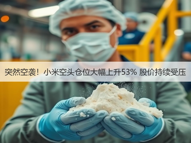 突然空袭!小米空头仓位大幅上升53% 股价持续受压(图2) 突然空袭!小米空头仓位大幅上升53% 股价持续受压(图2)