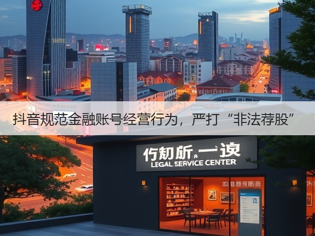 抖音规范金融账号经营行为,严打“非法荐股”(图1) 抖音规范金融账号经营行为,严打“非法荐股”(图1)