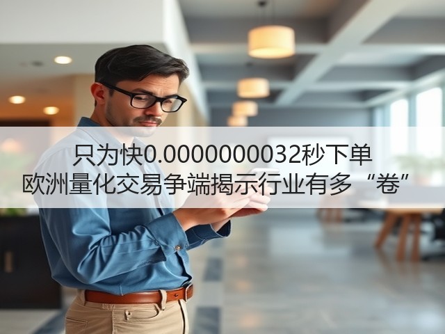 只为快0.0000000032秒下单 欧洲量化交易争端揭示行业有多“卷”(图1) 只为快0.0000000032秒下单 欧洲量化交易争端揭示行业有多“卷”(图1)