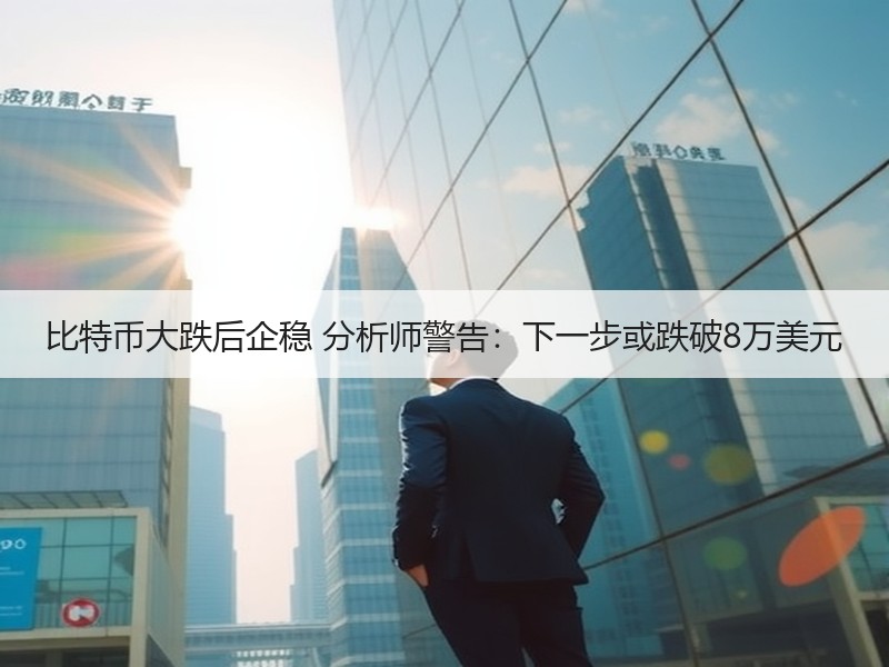 比特币大跌后企稳 分析师警告：下一步或跌破8万美元