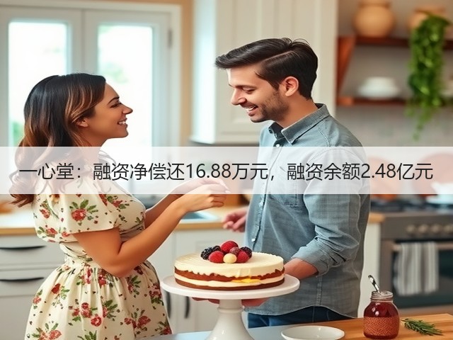 一心堂：融资净偿还16.88万元，融资余额2.48亿元(图1)