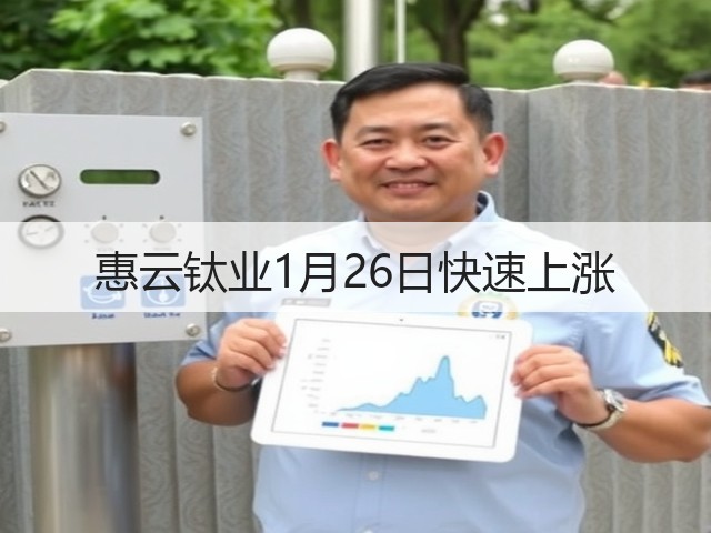 惠云钛业1月26日快速上涨(图2)
