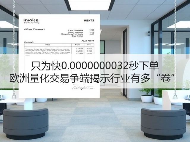 只为快0.0000000032秒下单 欧洲量化交易争端揭示行业有多“卷”(图1) 只为快0.0000000032秒下单 欧洲量化交易争端揭示行业有多“卷”(图1)