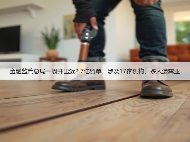 金融监管总局一周开出近2.7亿罚单,涉及17家机构,多人遭禁业(图2) 金融监管总局一周开出近2.7亿罚单,涉及17家机构,多人遭禁业(图2)