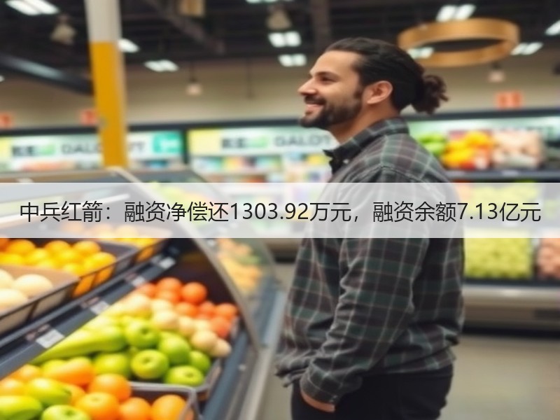 中兵红箭：融资净偿还1303.92万元，融资余额7.13亿元