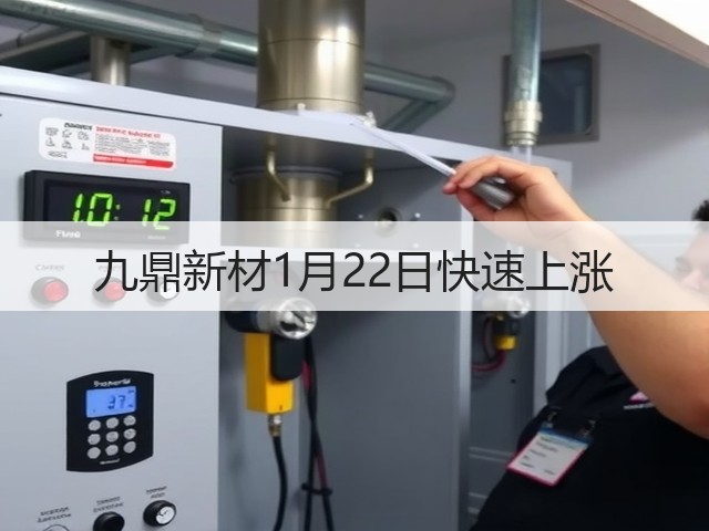 九鼎新材1月22日快速上涨(图1)