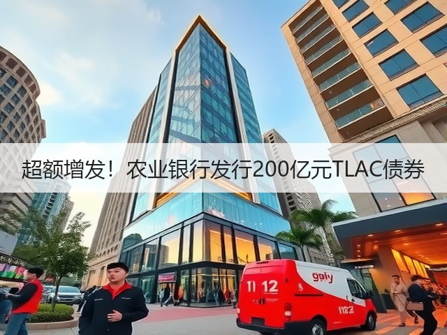 超额增发!农业银行发行200亿元TLAC债券(图2) 超额增发!农业银行发行200亿元TLAC债券(图2)