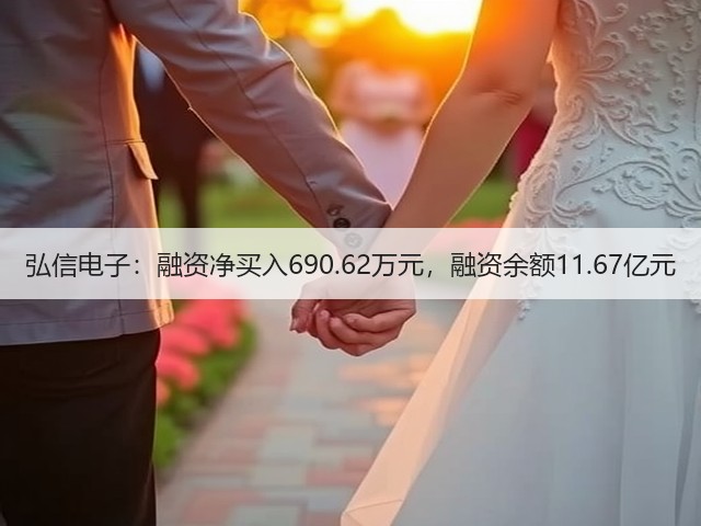 弘信电子：融资净买入690.62万元，融资余额11.67亿元(图1)