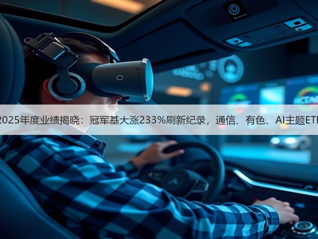 基金2025年度业绩揭晓：冠军基大涨233%刷新纪录，通信、有色、AI主题ETF领跑(图2)