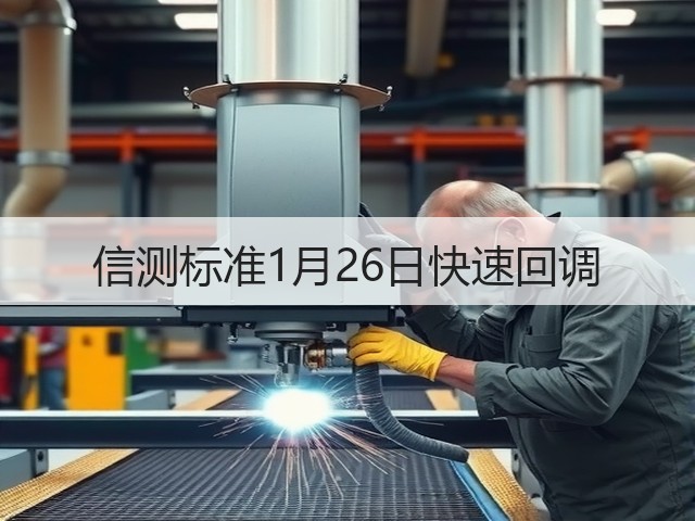 信测标准1月26日快速回调(图1) 信测标准1月26日快速回调(图1)