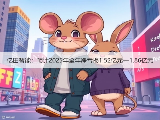 亿田智能:预计2025年全年净亏损1.52亿元—1.86亿元(图1) 亿田智能:预计2025年全年净亏损1.52亿元—1.86亿元(图1)